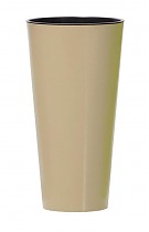 Кашпо с контейнером Prosperplast Tubus Slim Shine кофе 15 см