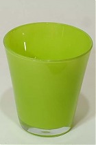 Ваза "Коннер" (стекло), D14хН13 см, светло-зеленый